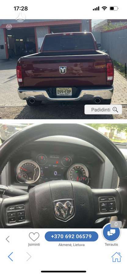 Dodge Ram, 5.7 l., Пикап