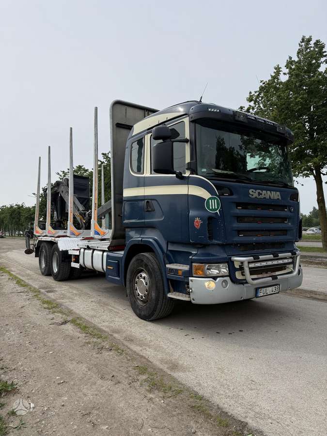 Scania R470, timber trucks