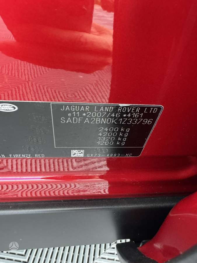 Jaguar E-Pace, 2.0 l., visureigis / krosoveris