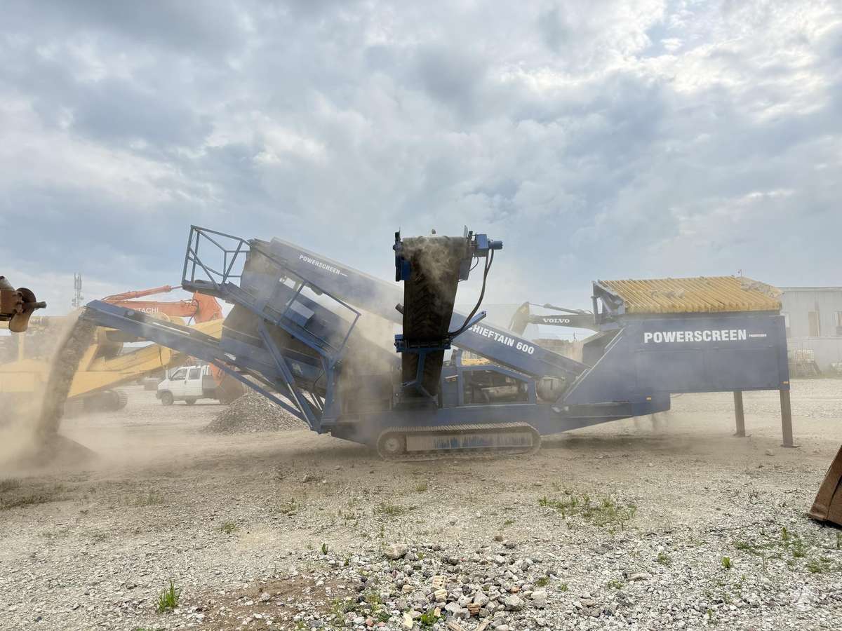 Power screen Chieftain 600, cкрининги