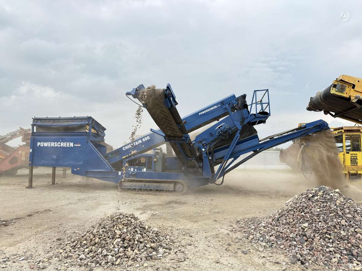 Power screen Chieftain 600, cкрининги