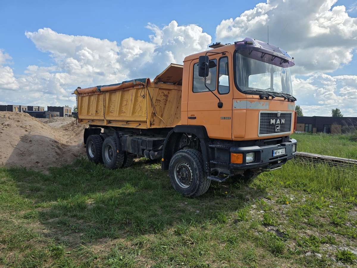 MAN 26-322, dumpers / tippers