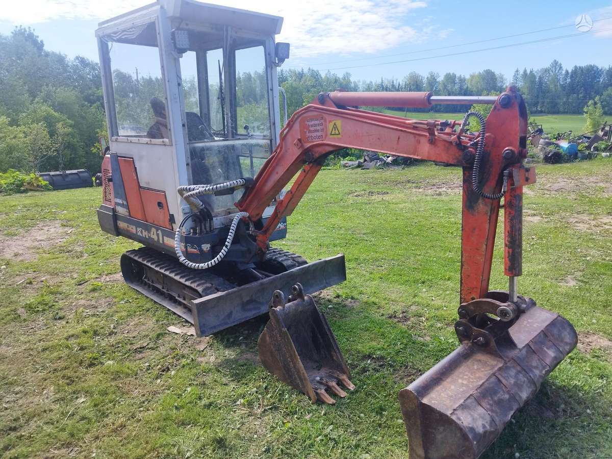 Kubota KH41, mini ekskavatoriai