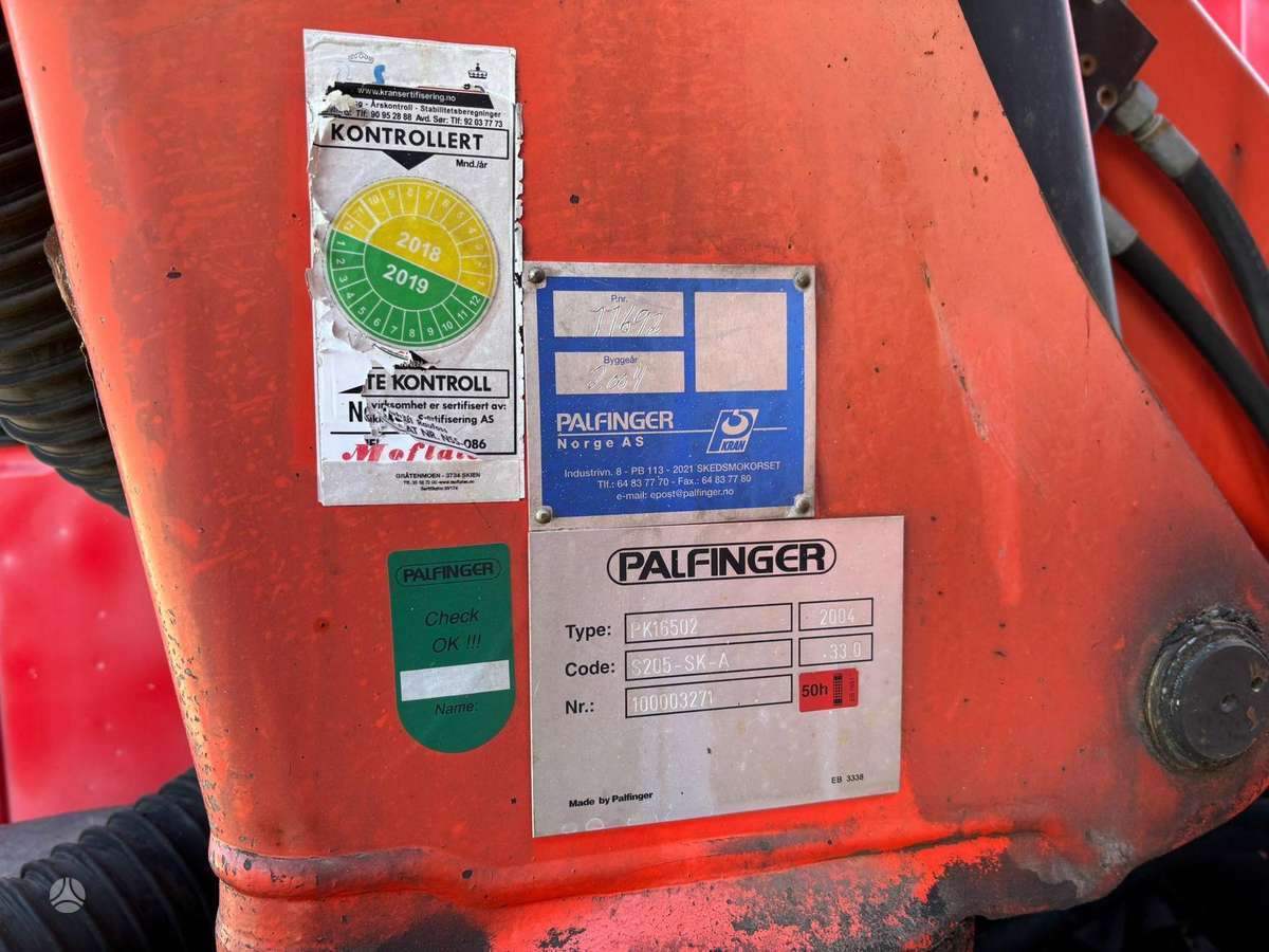Scania P 114 6x2, dumpers with crane