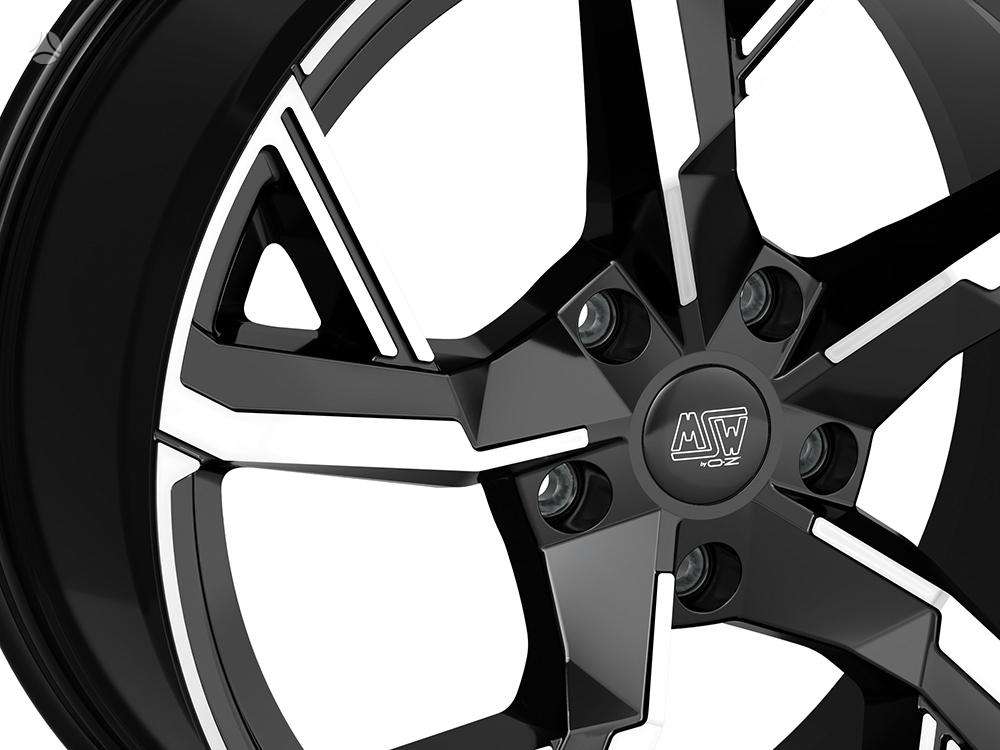 MSW 54 Gloss Black Full Polished, легкосплавные , R20