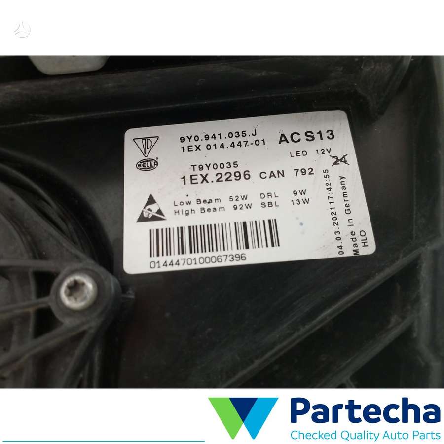 Porsche Cayenne, 9Y0941035J, фары