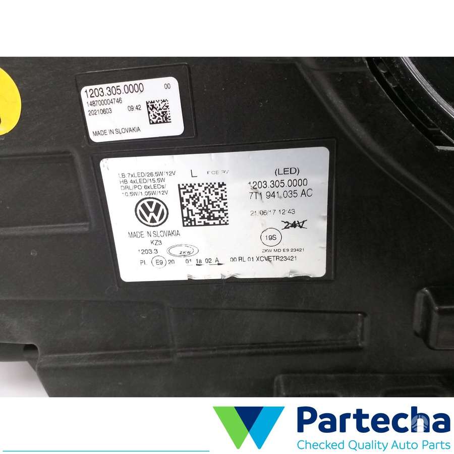 Volkswagen Multivan, 7T1941035AC, žibintai