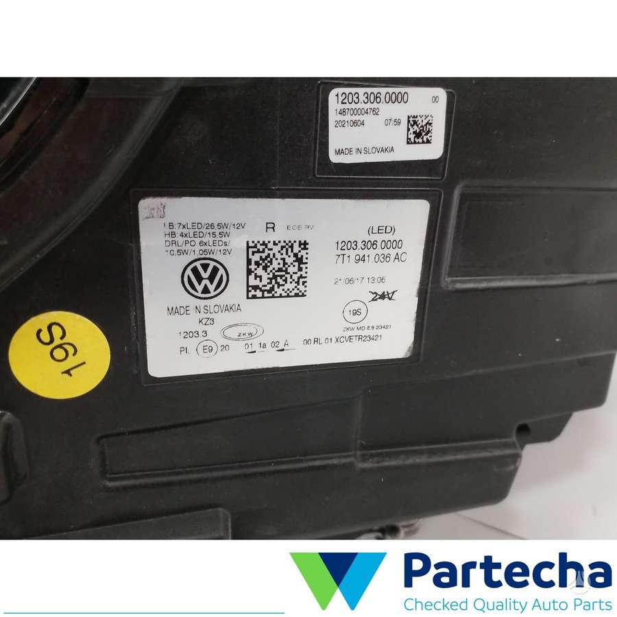 Volkswagen Multivan, 7T1941035AC, žibintai