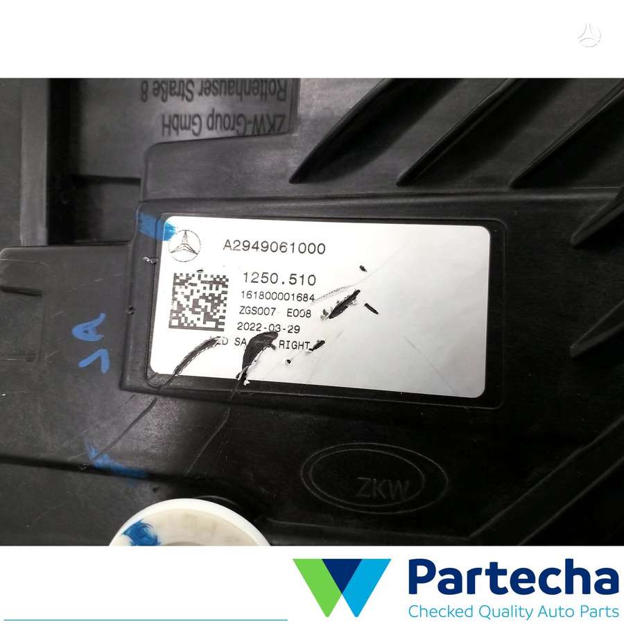 Mercedes-Benz EQE, A2949062701, lights