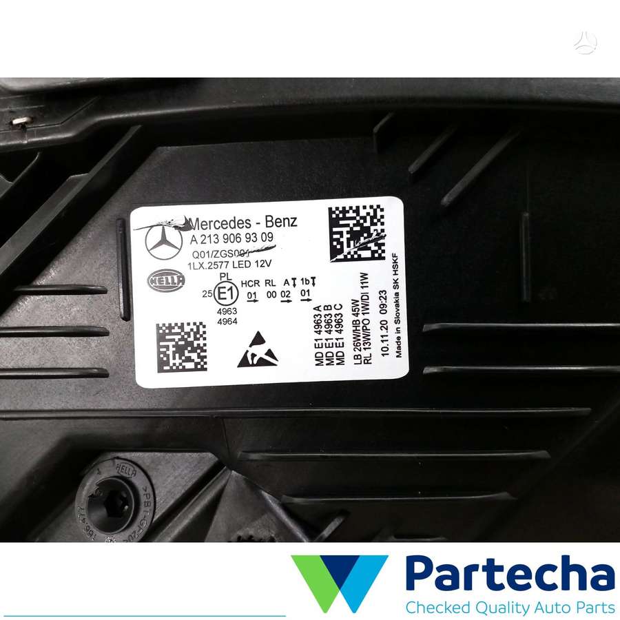 Mercedes-Benz E klasė, A2139069309, фары