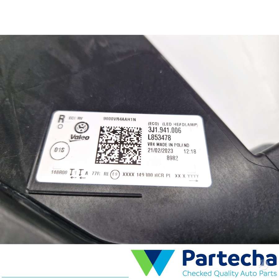 Volkswagen Passat, 3J1941005, lights
