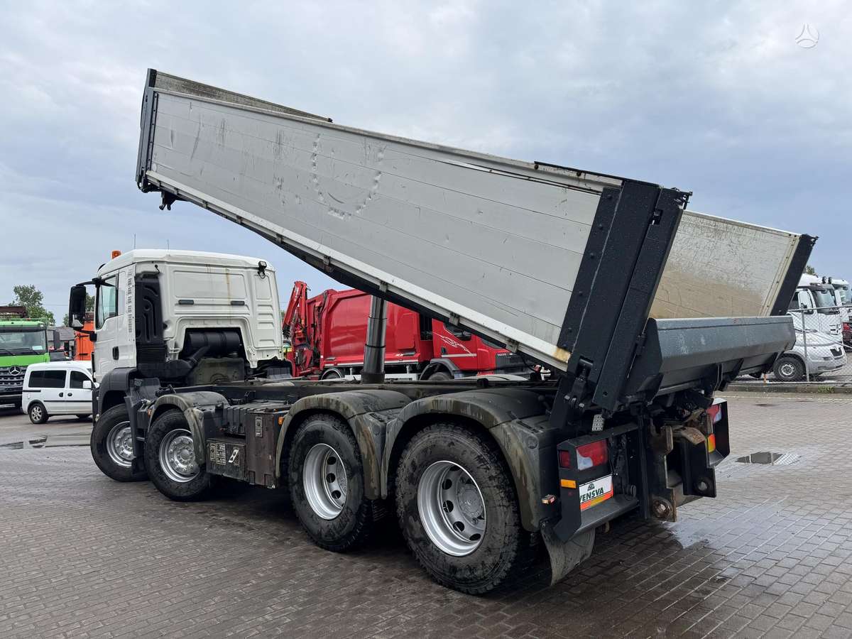 MAN TGS 35.480 8x4 3 side tipper, самосвалы