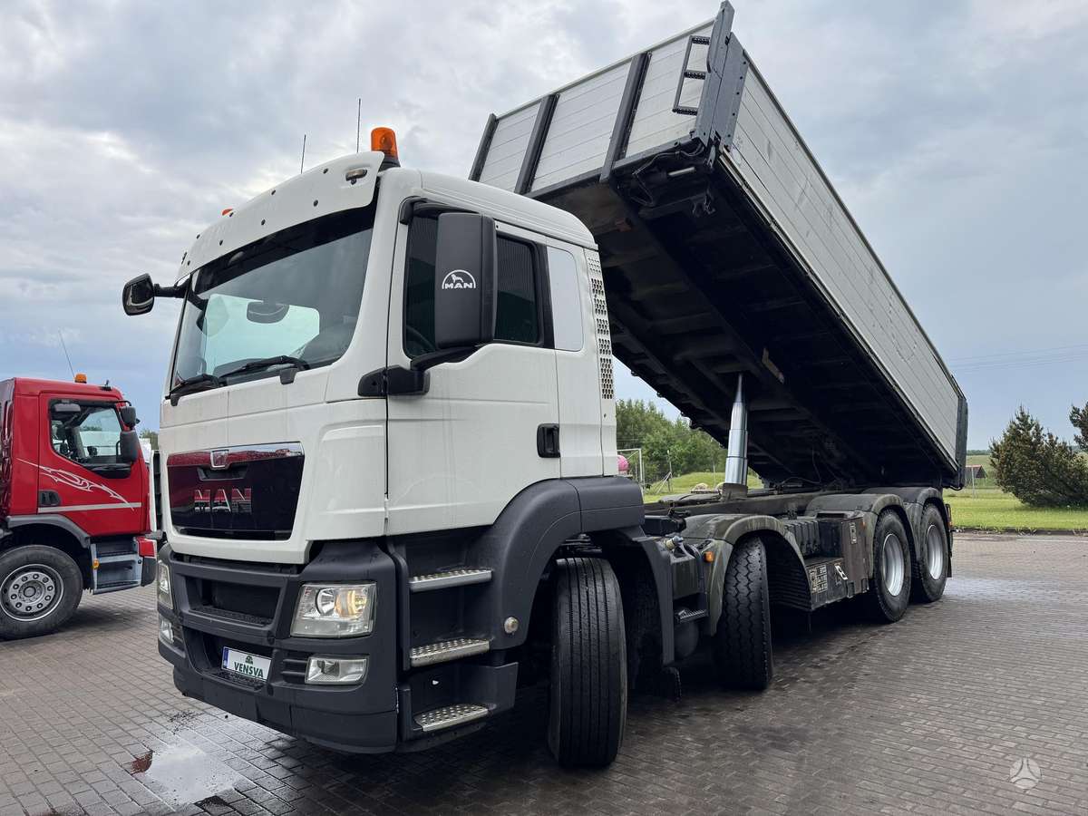 MAN TGS 35.480 8x4 3 side tipper, самосвалы