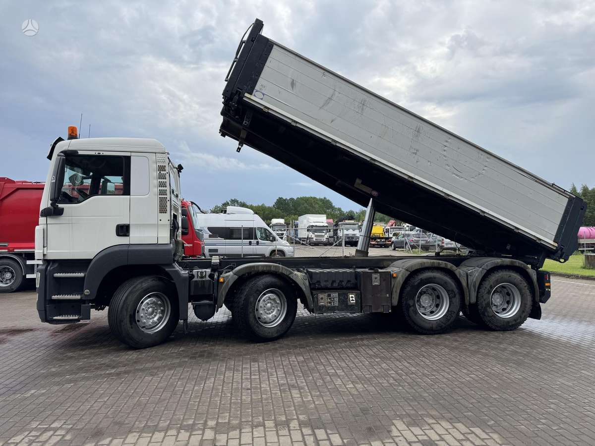 MAN TGS 35.480 8x4 3 side tipper, самосвалы