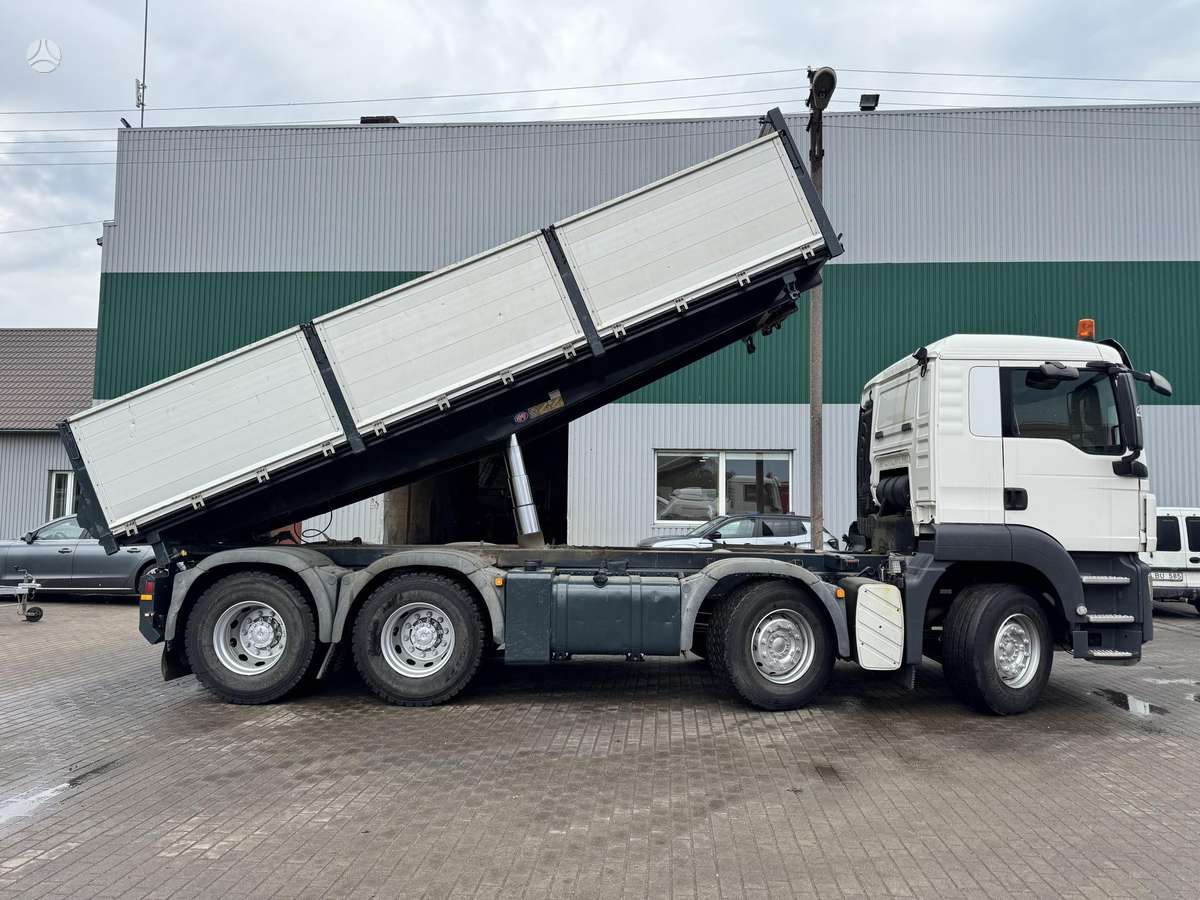 MAN TGS 35.480 8x4 3 side tipper, самосвалы