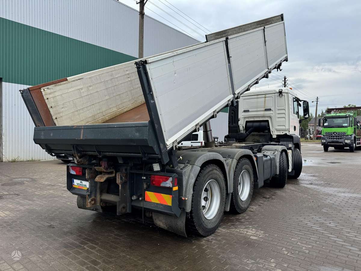 MAN TGS 35.480 8x4 3 side tipper, самосвалы