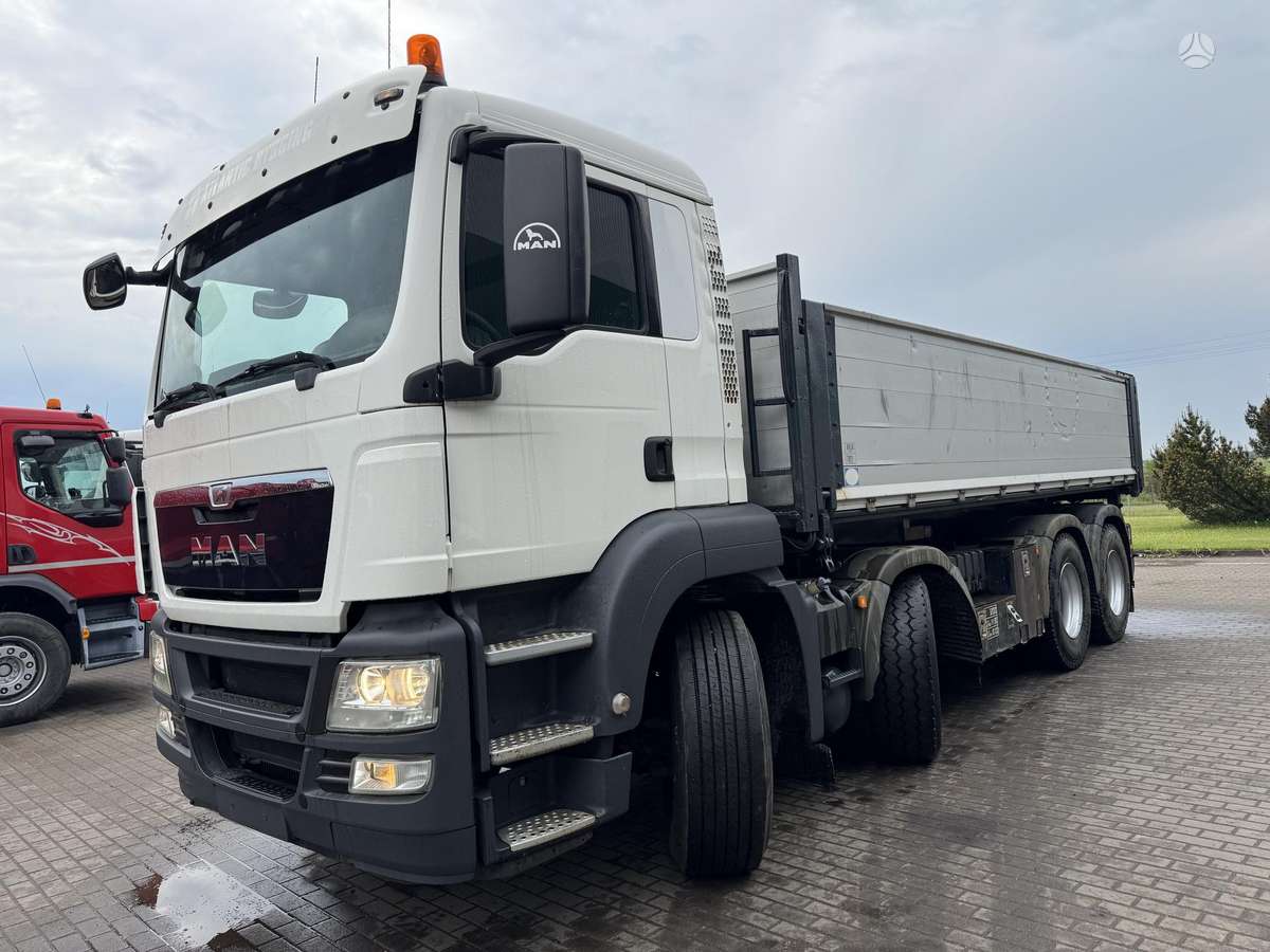 MAN TGS 35.480 8x4 3 side tipper, самосвалы