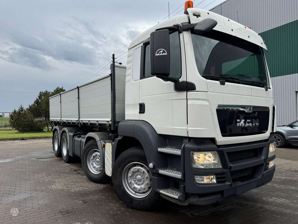 MAN TGS 35.480 8x4 3 side tipper, самосвалы