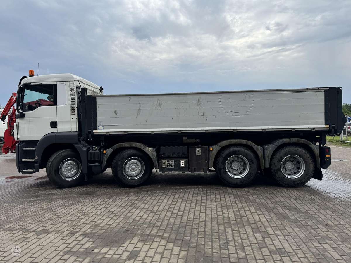 MAN TGS 35.480 8x4 3 side tipper, самосвалы