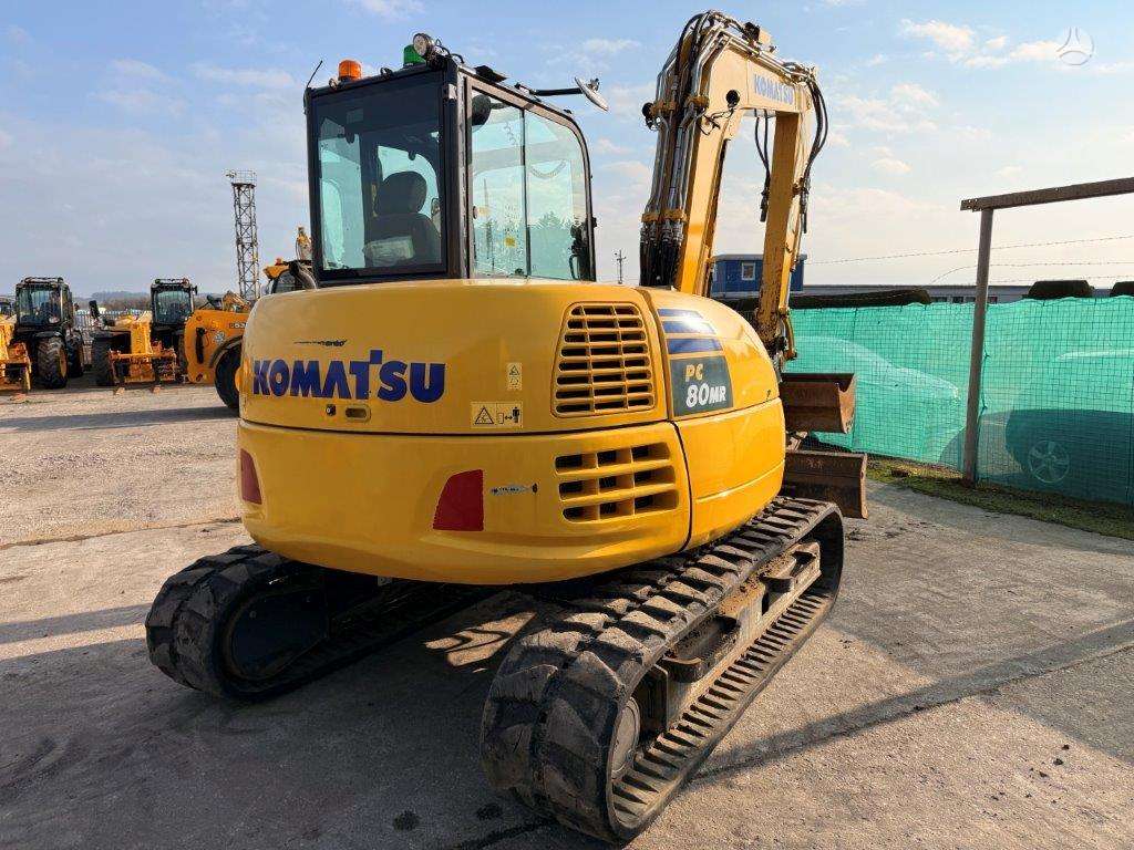 Komatsu PC80MR-5EO, мини-экскаваторы