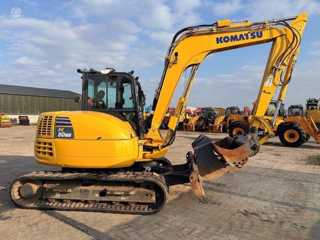 Komatsu PC80MR-5EO, мини-экскаваторы