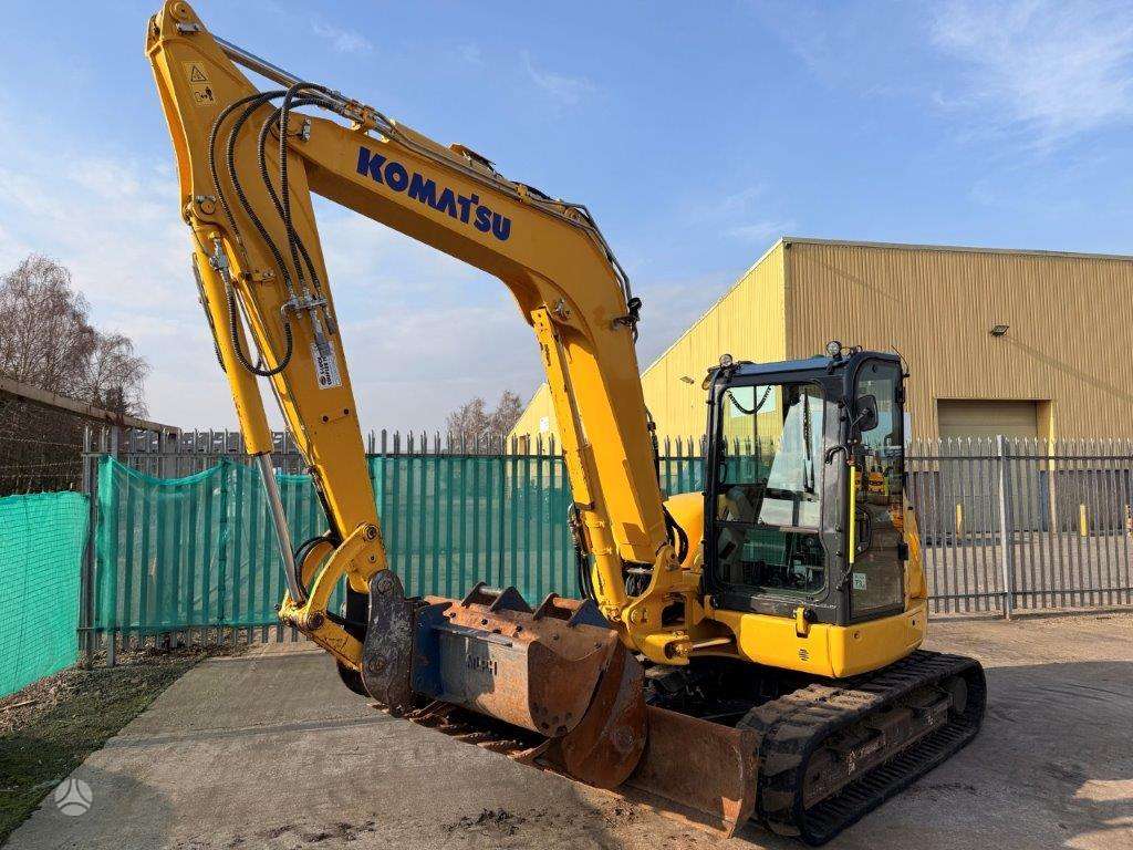 Komatsu PC80MR-5EO, мини-экскаваторы