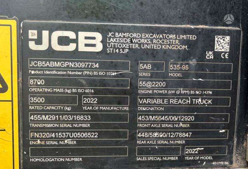 JCB 535-95, telescopic handler