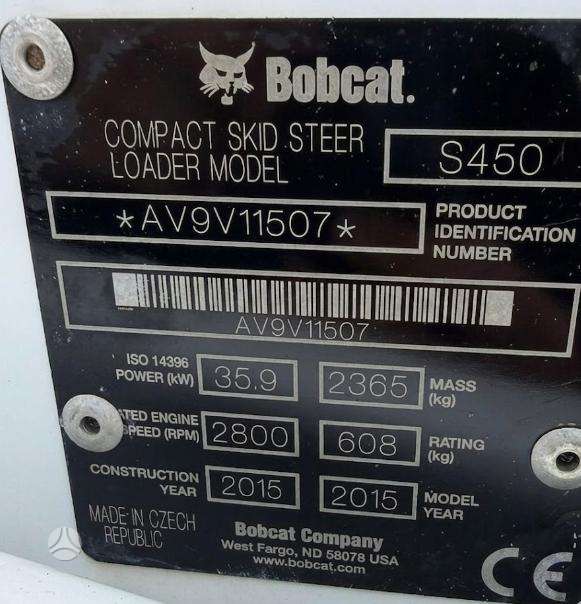 Bobcat S450, mini krautuvai