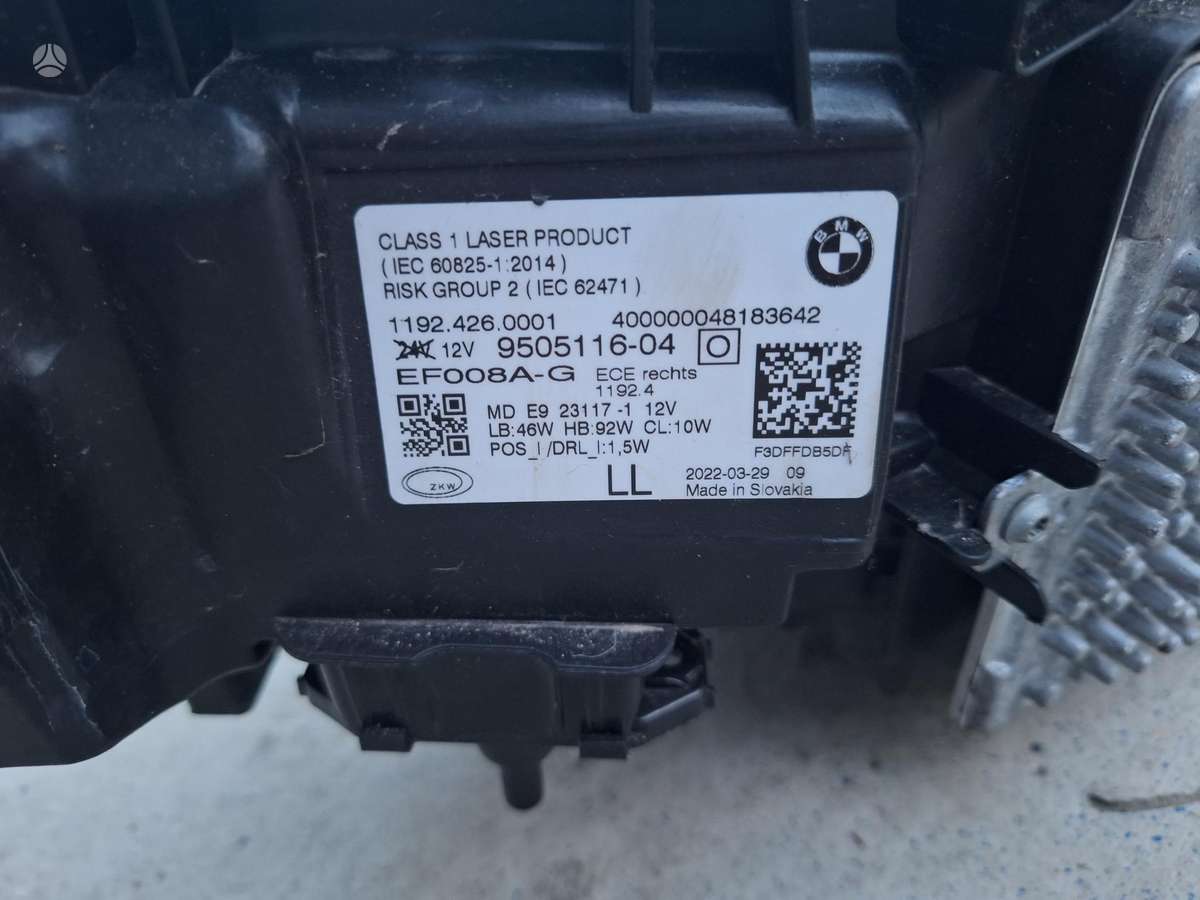 BMW 4 serija žibintai