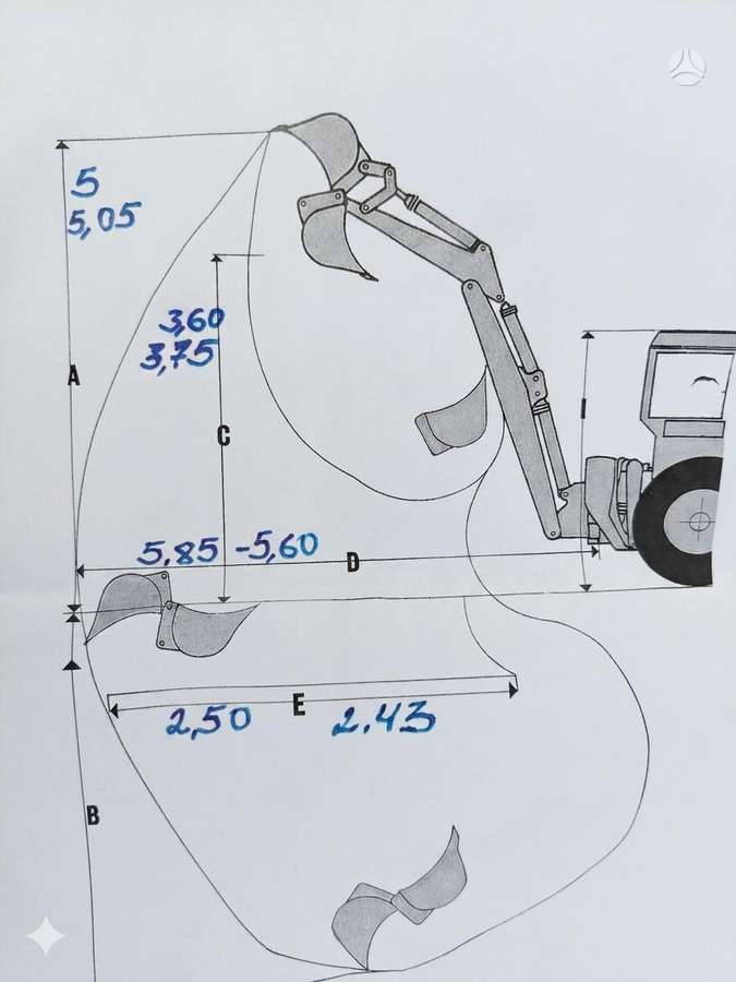 Valmet Länen UM 353 CM8-4, excavator loader