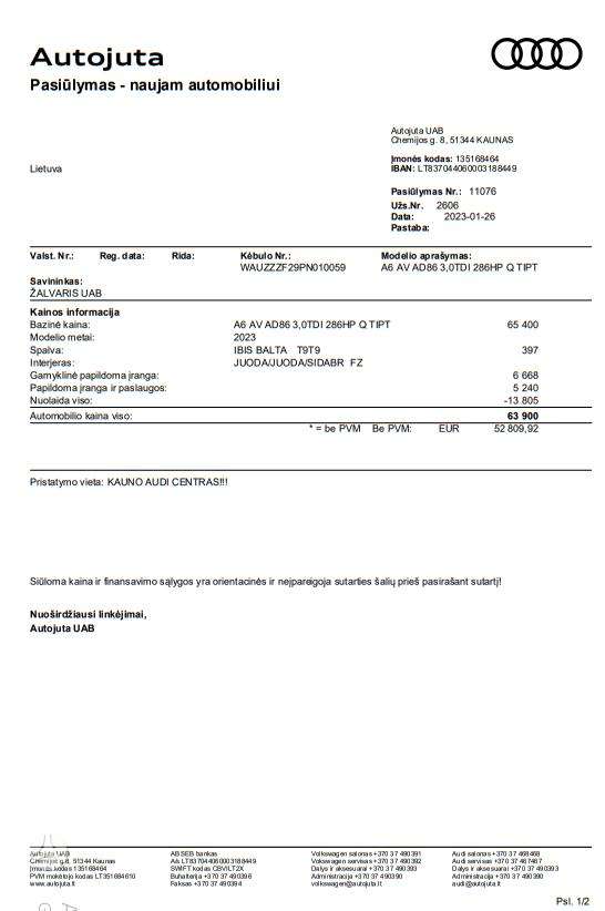 Audi A6, 3.0 l., Универсал