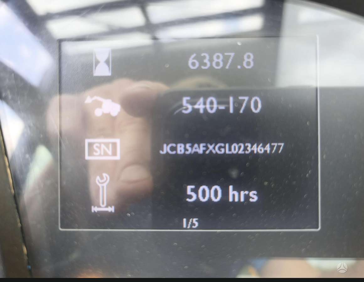 JCB 540-170, вилочные погрузчики