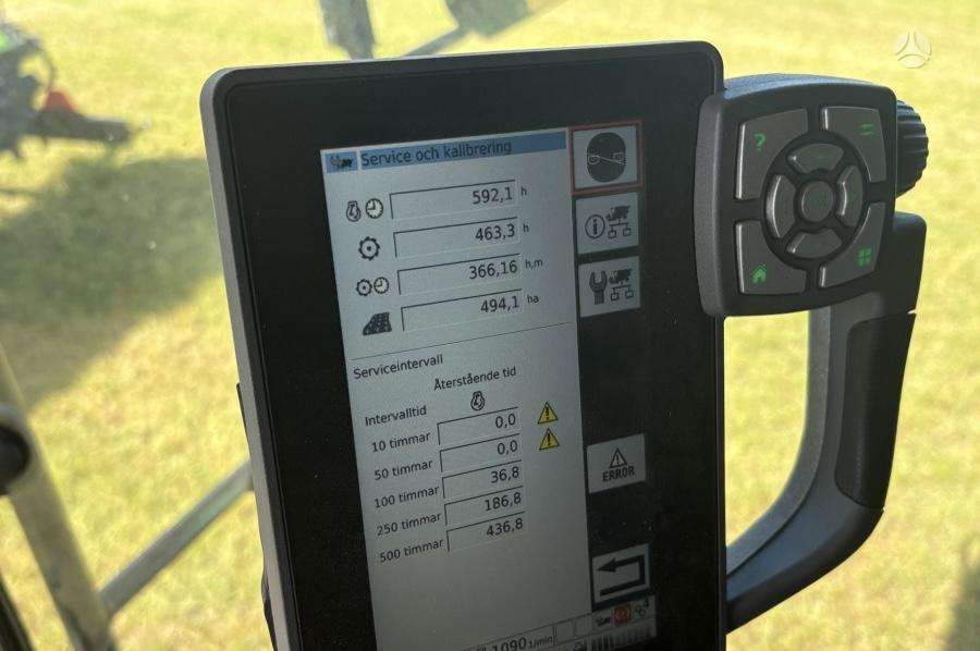 Fendt 5255 L, kombainai