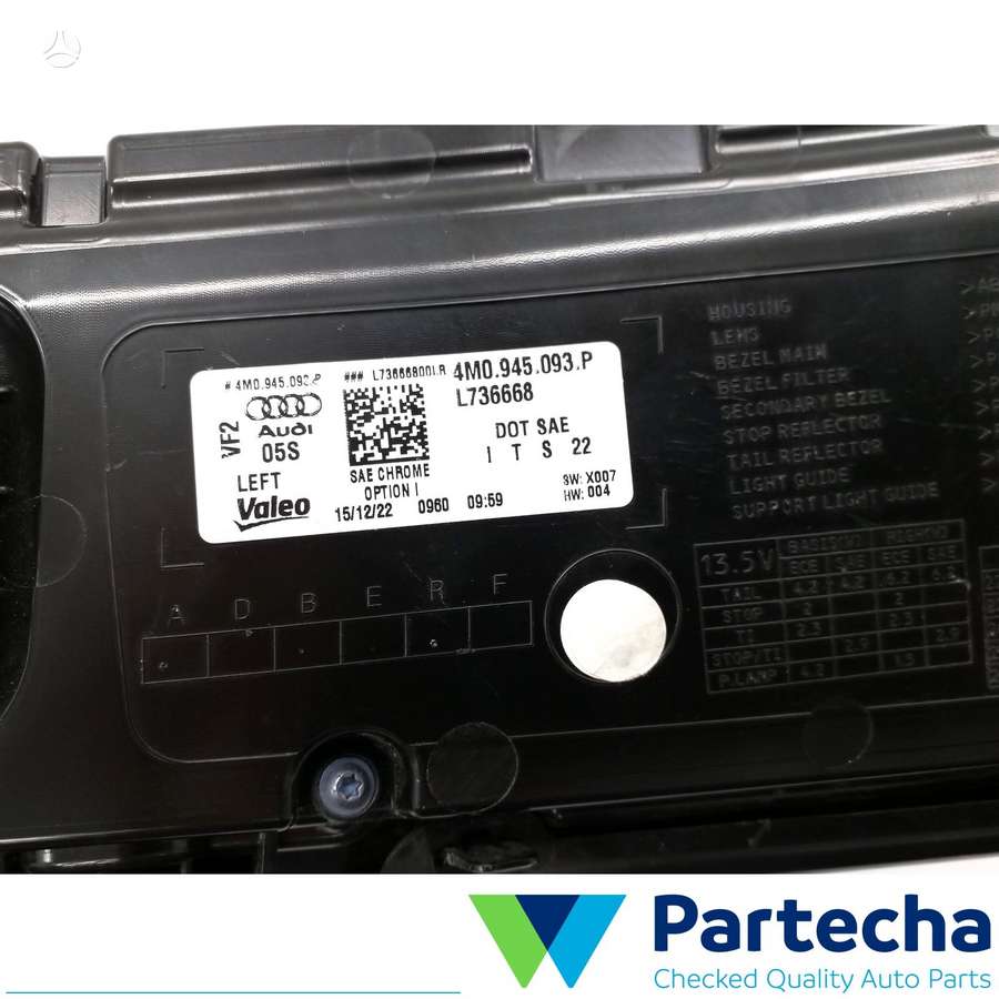 Audi Q7, 4M0945093P, žibintai