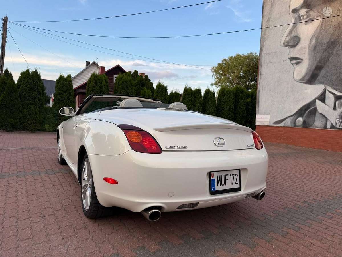 Lexus SC 430, 4.3 l., convertible