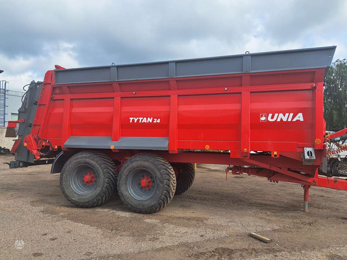 Unia Tytan 24, навозные шейкеры, измельчители компоста