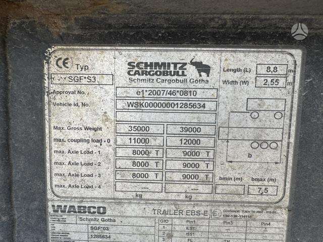 Schmitz SKI24, savivartės