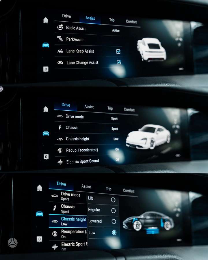 Porsche Taycan, Хэтчбек