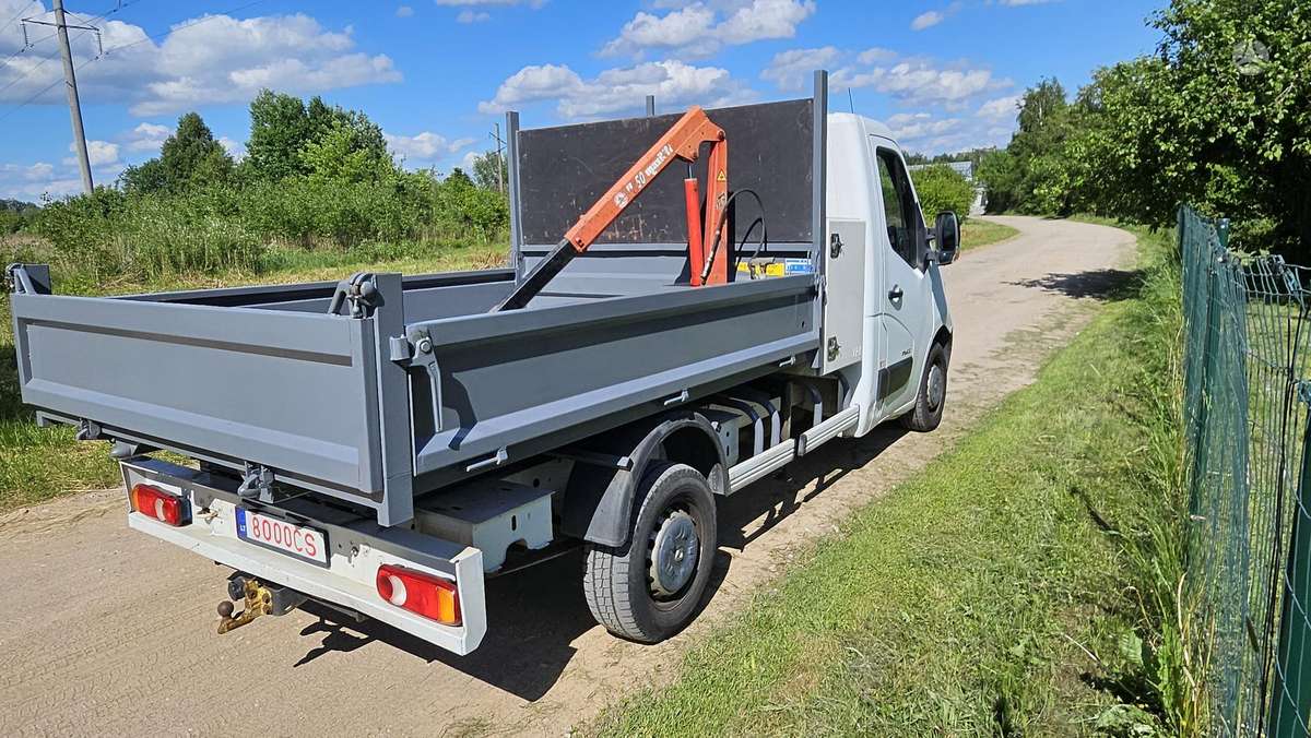 Renault Master Kipper Miniladerkran, dumpers / tippers