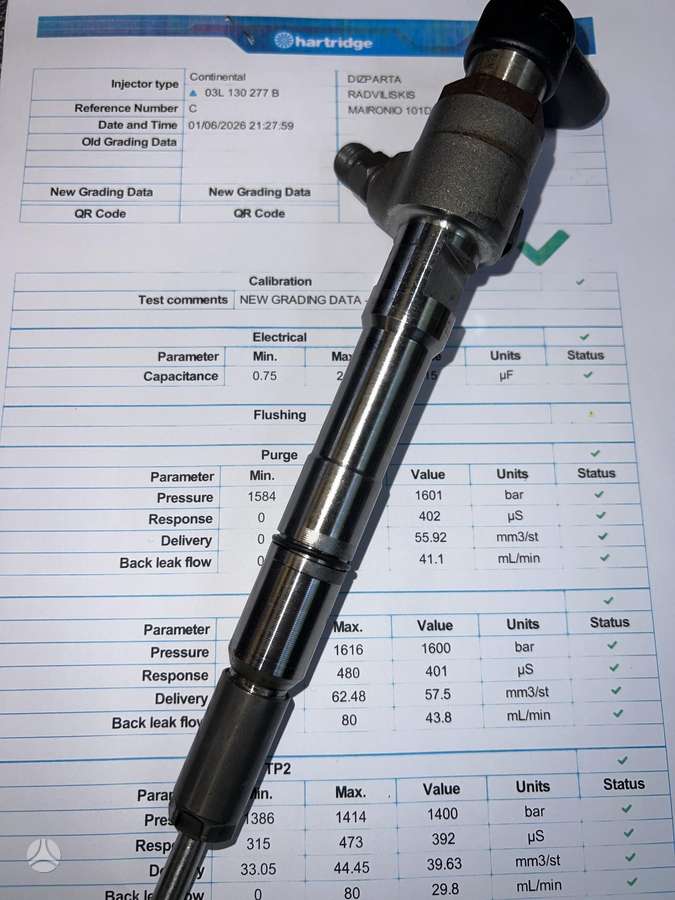 Volkswagen Caddy, 03L130277B, injection system