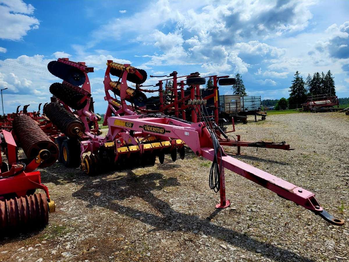 Vaderstad CARRIER CR 650, scrapers, scrubbers