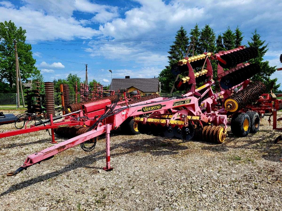 Vaderstad CARRIER CR 650, scrapers, scrubbers