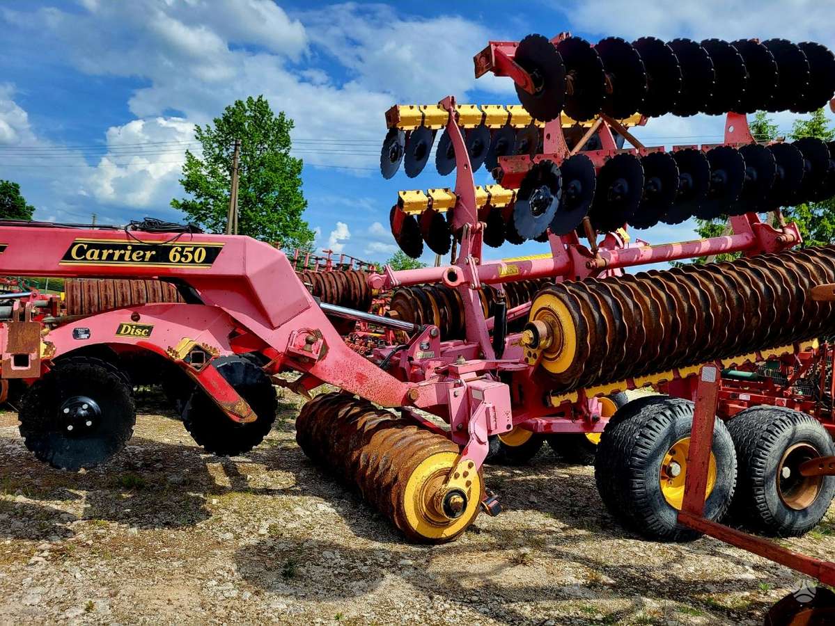Vaderstad CARRIER CR 650, scrapers, scrubbers