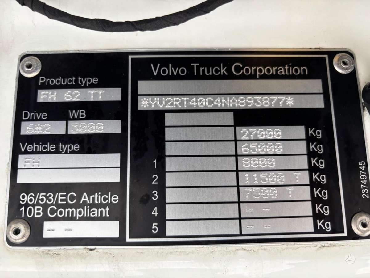 Volvo FH500XL, single sleeper