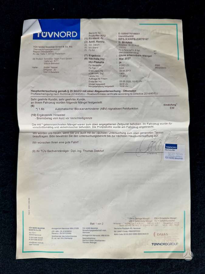 Ford C-MAX, 1.0 l., Минивэн