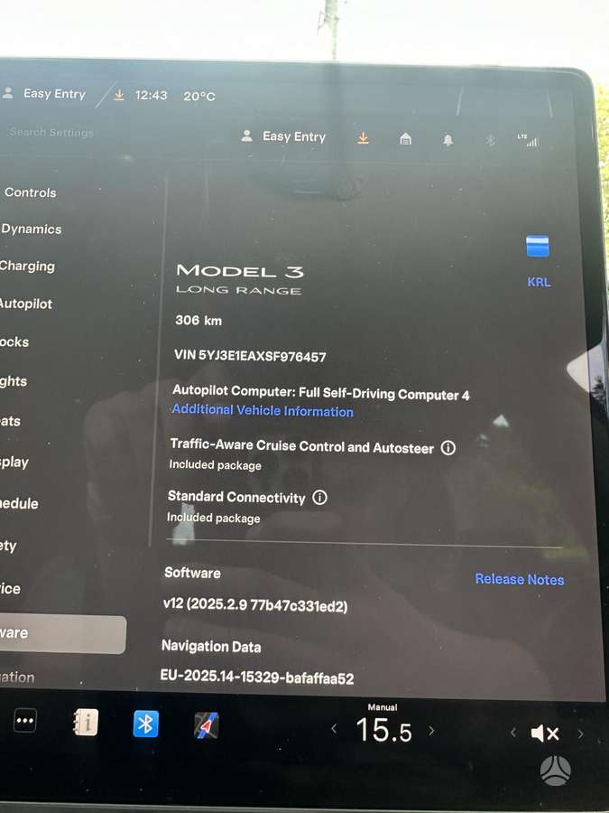 Tesla Model 3, 82 кВт·ч, Седан