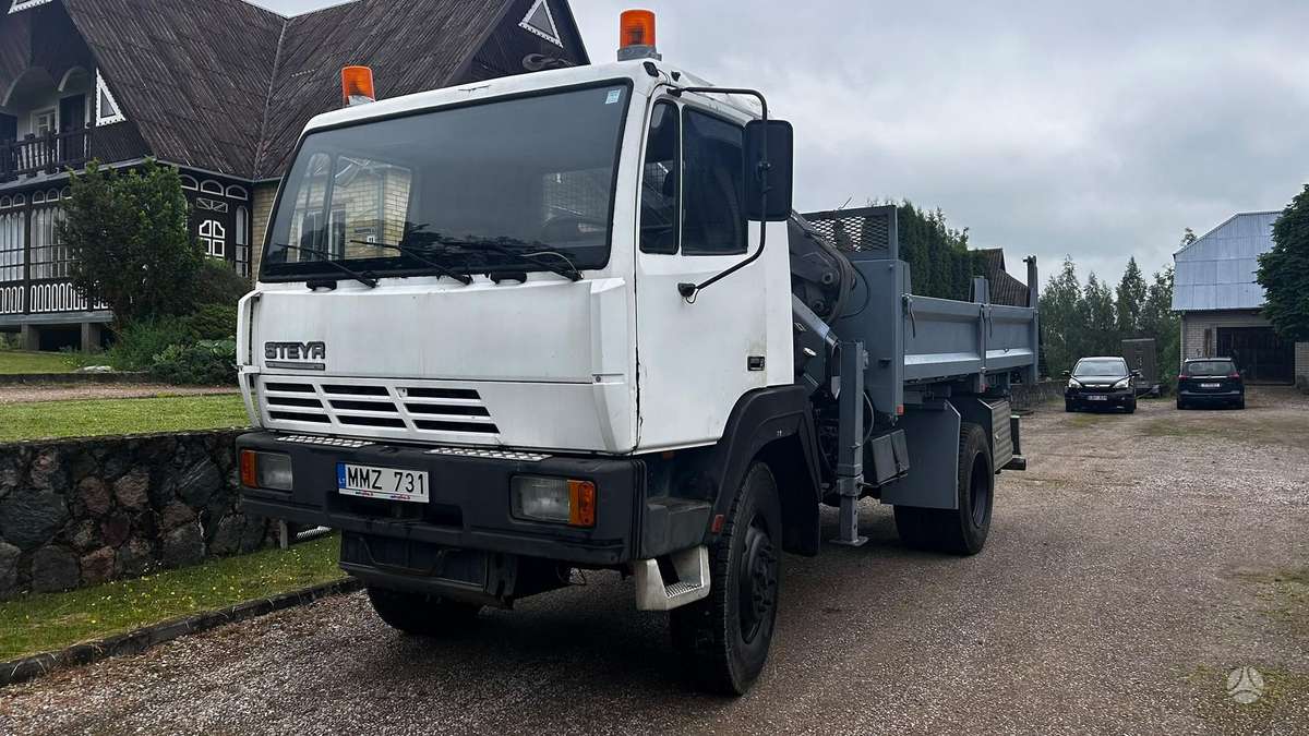 -Kita- STEYR 13S21, самосвалы с краном