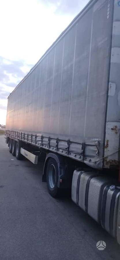 Krone, curtainsider with dropside