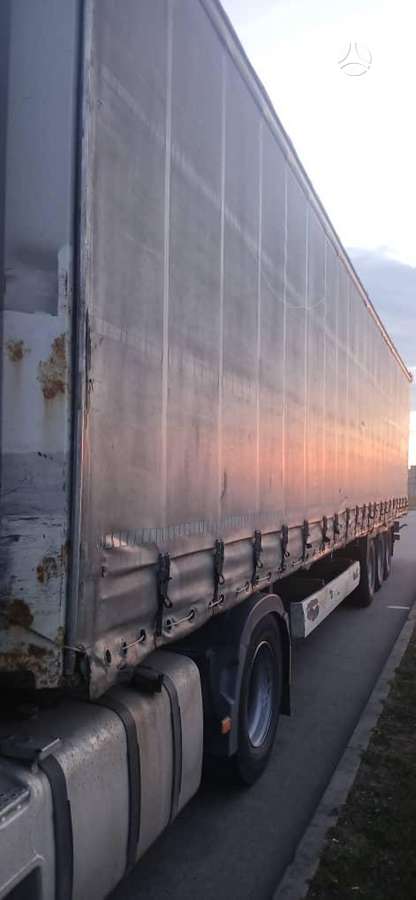 Krone, curtainsider with dropside