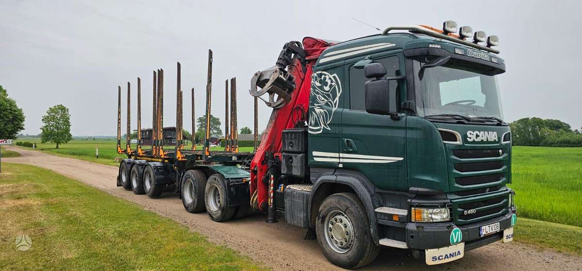 Scania G450, лесовозы